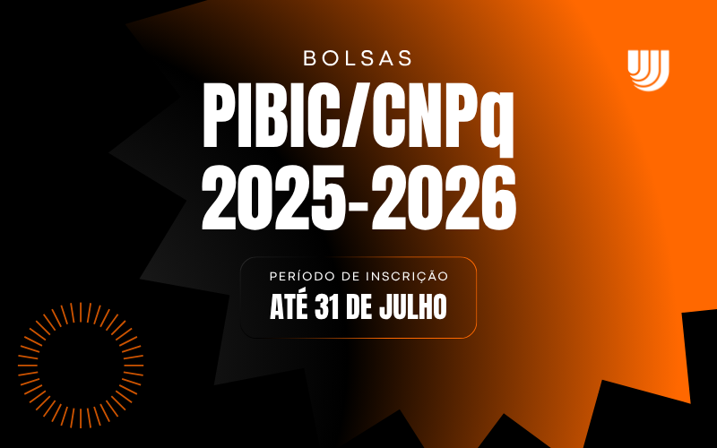 Inscrições Bolsas PIBIC/CNPq até 31/07