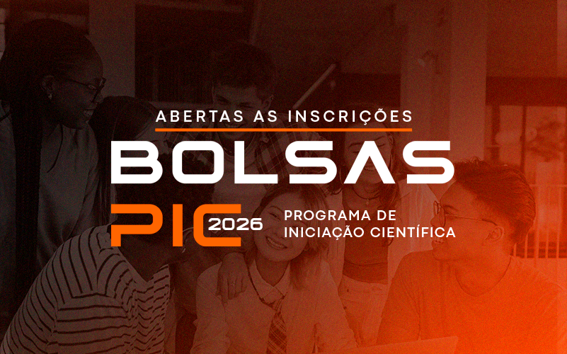 Inscrições abertas para o PIC 2026.