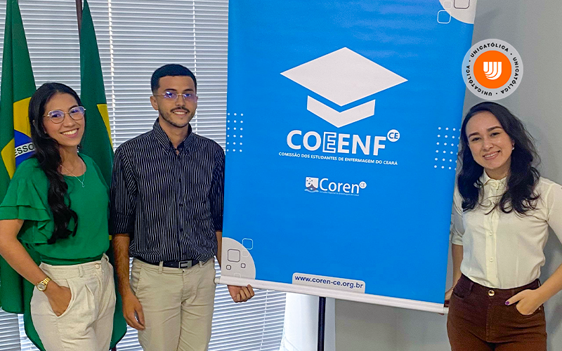UniCatólica fortalece representatividade estudantil com alunos em diretorias da Enfermagem no Ceará